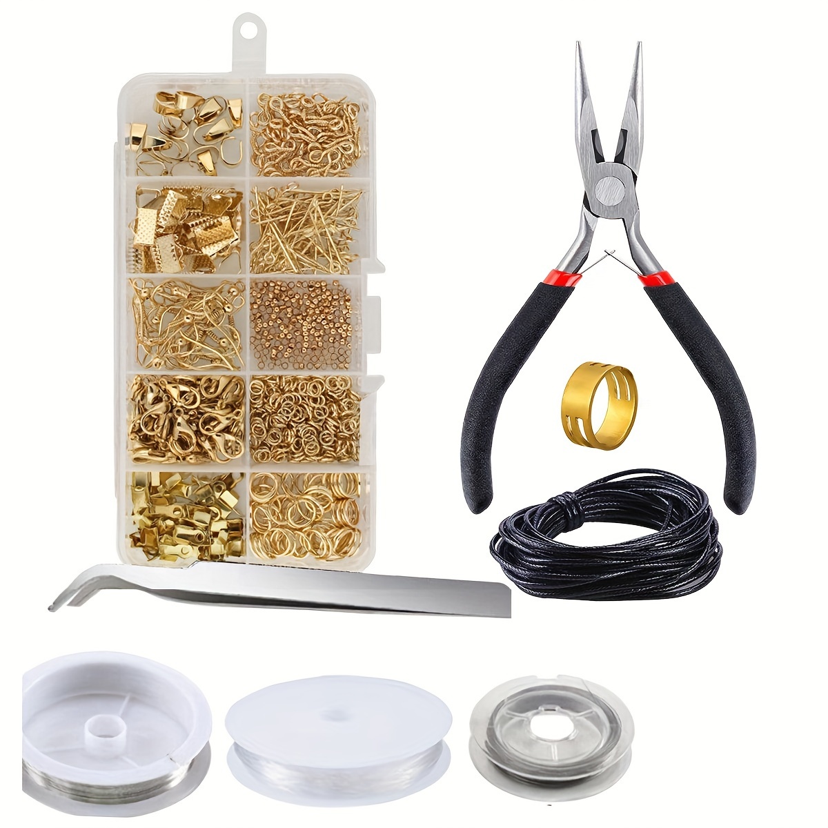 900pcs Jewellery Making Supplies Set, Beads and Tools